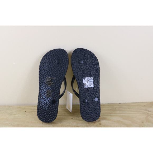 New Tory Burch Flip Flops 6M Animal Leopard Print Eva Thong Sandals Shoes - Picture 4 of 5